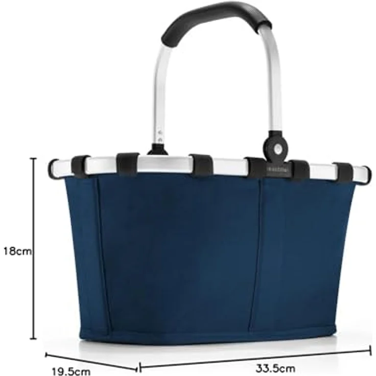 reisenthel carrybag XS Einkaufskorb 5 Liter Dekokörbchen Kinderkorb sehr klein dark blue – Bild 8