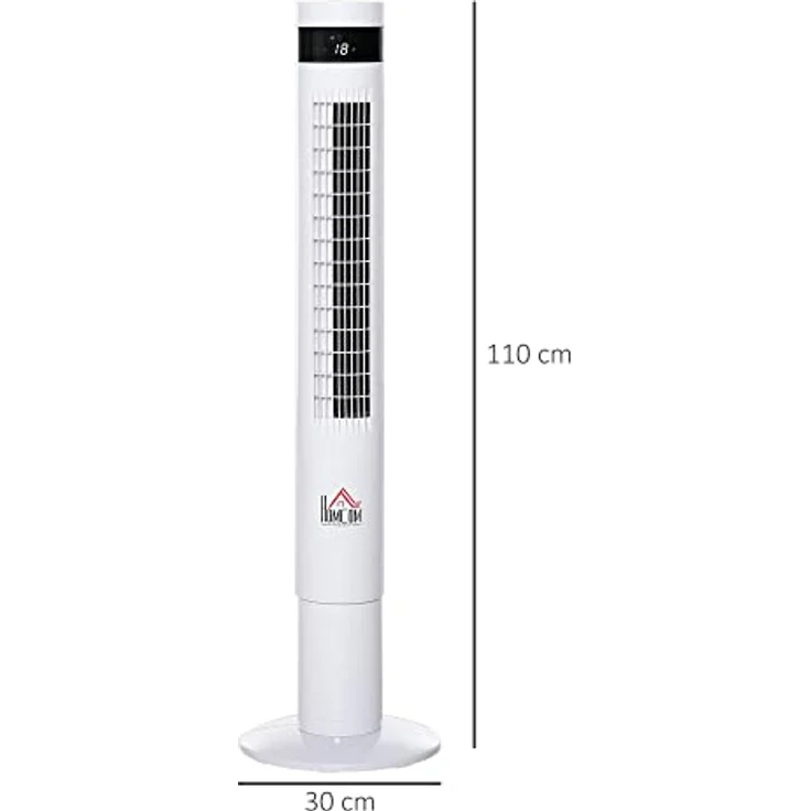 HOMCOM Standventilator Turmventilator mit Fernsteuerung – Bild 8