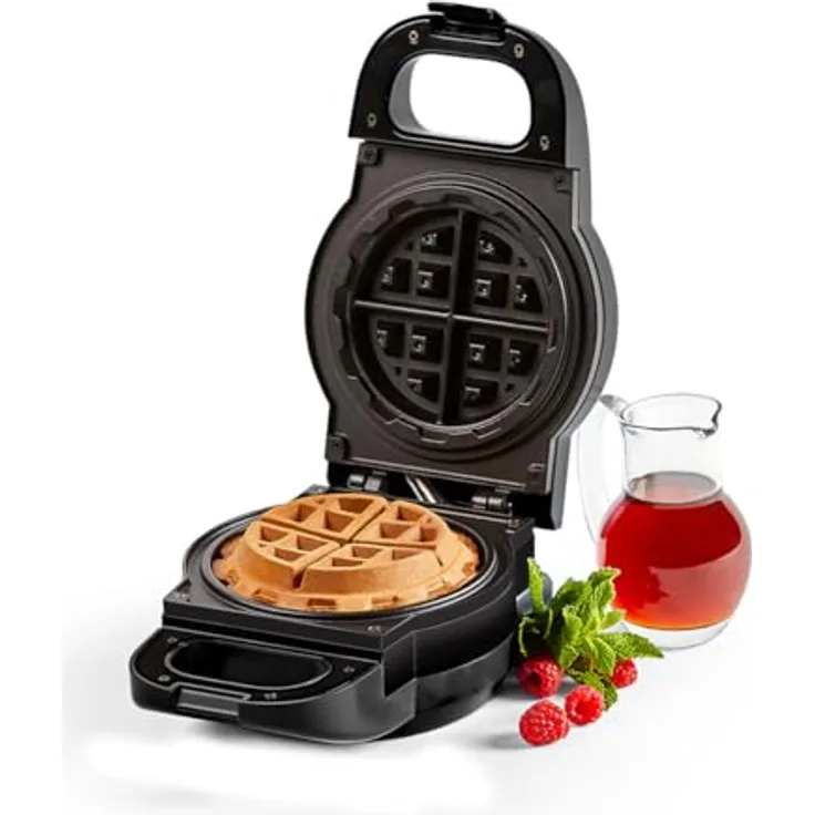 PowerXL Waffle Star - Waffeleisen für gefüllte Waffeln - 18cm - Antihaft-Beschichtung - Wafflemaker mit Anti-Tropf-Rinne - herzhafte & süße Waffeln - Waffeln aus Gemüse, Pizza oder Schokolade