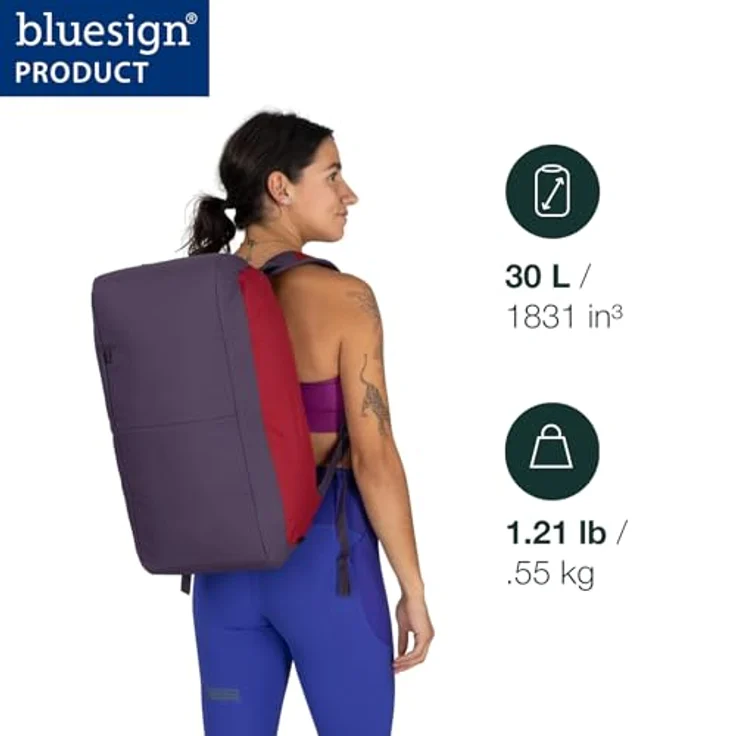 Osprey Daylite Duffel 30, Reisetasche 50 cm, 100% PET, grau – Bild 2