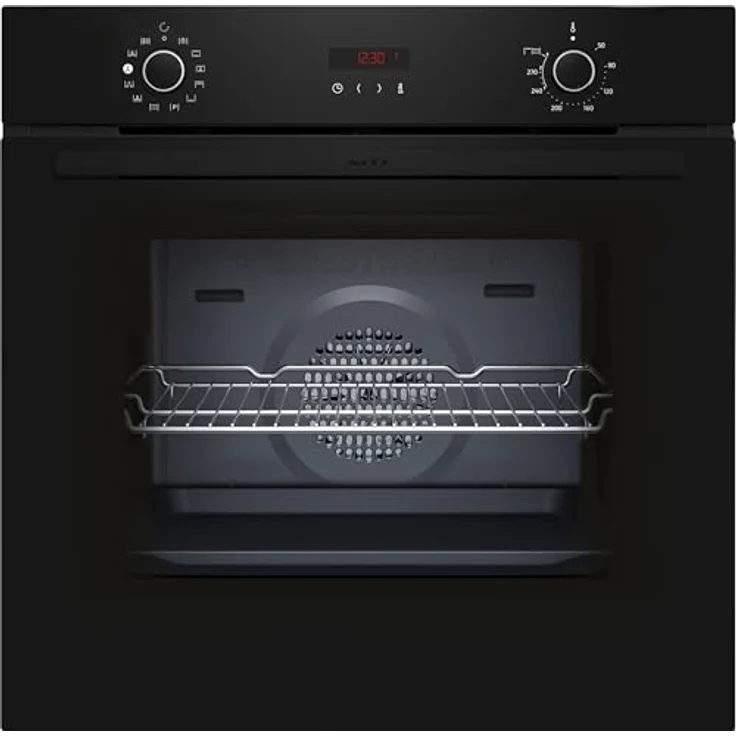 Neff N 30 B2CVG6AK3 Einbau-Backofen mit Dampfunterstützung, Schwarz, 60 x 60 cm – Bild 1