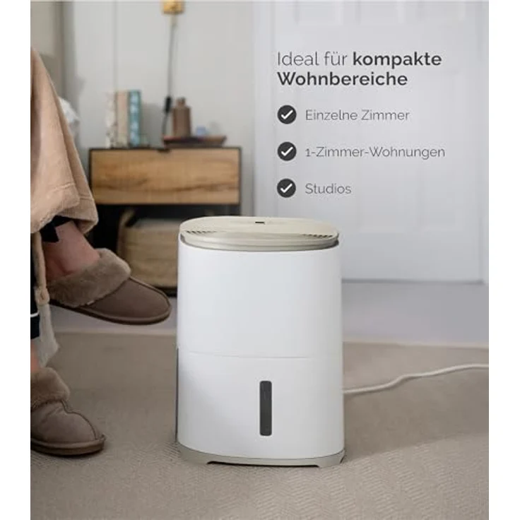 Meaco MeacoDry Arete One 6L, Luftentfeuchter & Luftreiniger mit H13 HEPA-Filter, sehr leise mit 32 dB, kompakt für Schlafzimmer & kleine Räume, 1,8L Tank – Bild 3