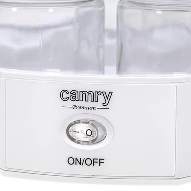 Camry CR 4519 Joghurtbereiter, Joghurt-Maker mit 7 Gläsern, Weiß/Silber, konstante Temperatur 42°C, 20W – Bild 7