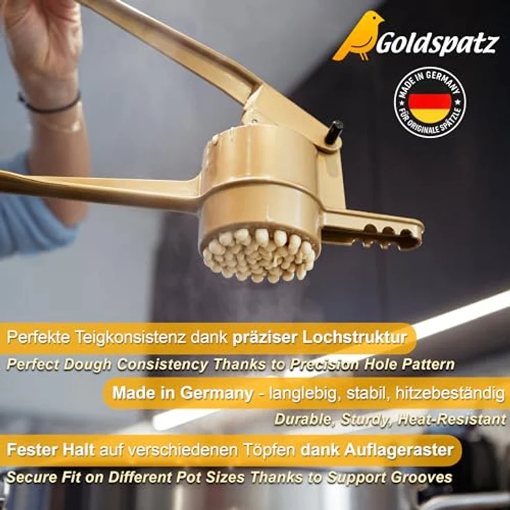 Goldspatz Spätzlepresse für runde Spätzle - Art.-Nr. 2190 – Bild 3