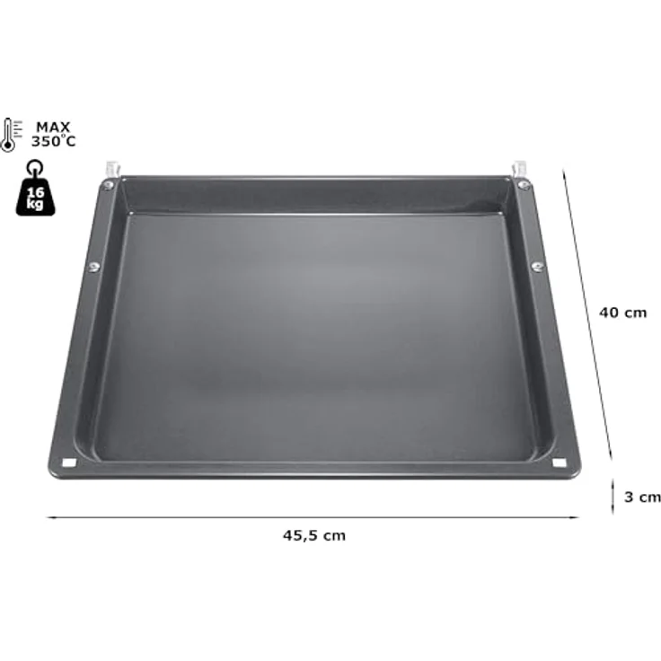 Siemens HZ541000, Backofen-Backblech, breite 45,5 cm, emailliert – Bild 3