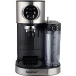 Hagenuk Siebträgermaschine, Edelstahlfilter, 1470 Watt, 15 bar Drucksystem, Color-Touch-Display, abnehmbarer Milchtank, schnelles Aufheizen unter 50 Sek.