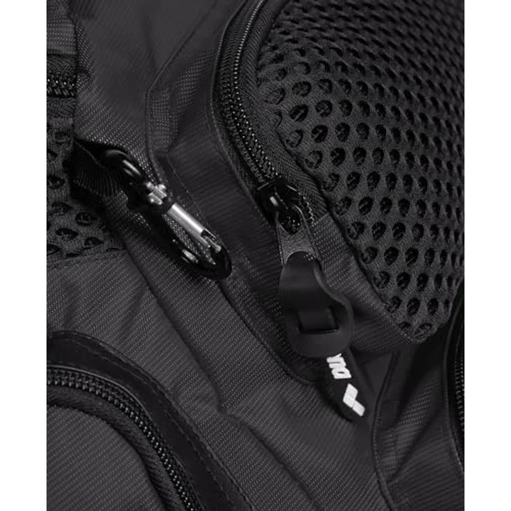 Arena ONE GO BACKPACK 45L, Sportrucksack mit Laptopfach und wasserabweisendem Material, schwarz – Bild 7
