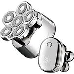 INF 6-in-1 Rasierer/Trimmer für Kopf und Gesicht, ergonomisches Design, flexibler Einsatz