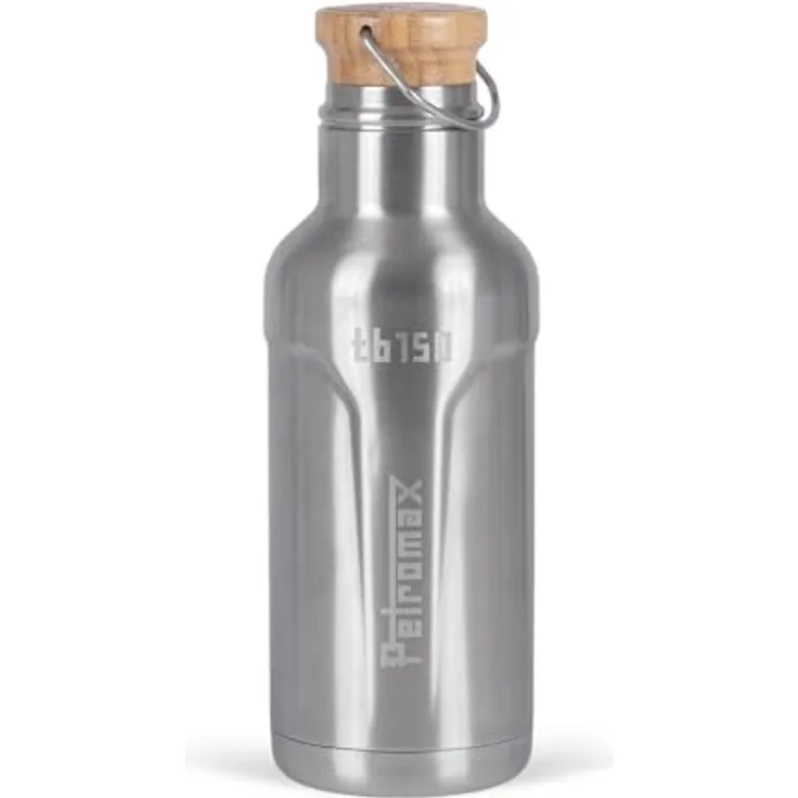 Petromax Isolierflasche 1,5 Liter, Getränkeflasche, BPA-frei, Kühlhaltedauer ca.94h, Warmhaltedauer ca.22h, tb150