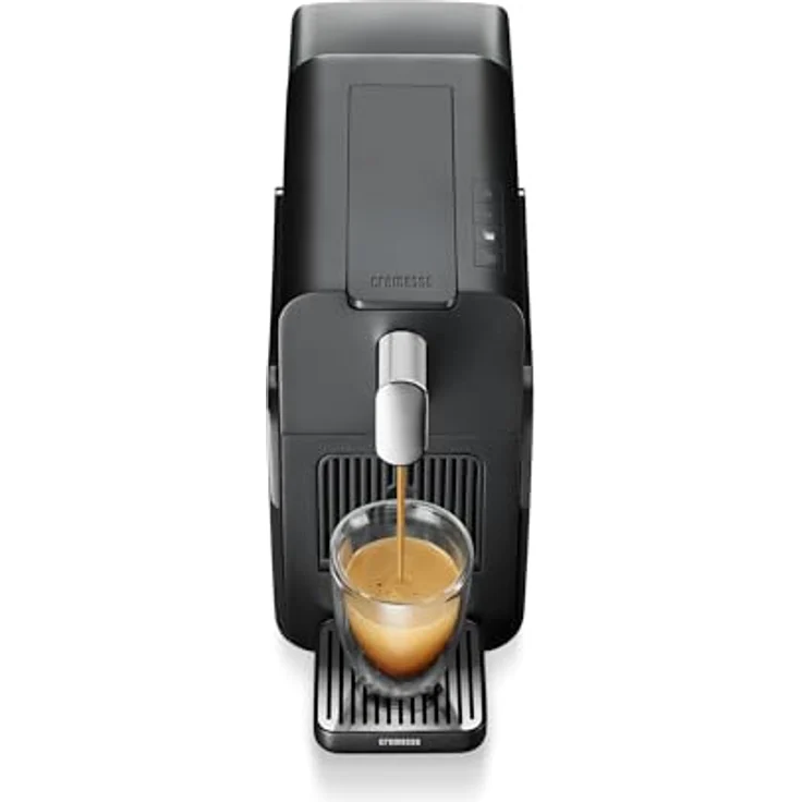 CREMESSO Kaffeekapselautomat Cremesso Brava Graphite Black mit XL Wassertank und 19 bar Druck – Bild 3