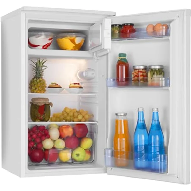 Amica KS 361 155 W Kühlschrank mit Gefrierfach, 85 cm Höhe, weiß, Energieeffizienzklasse E, 83 l Nutzinhalt, automatische Abtauung – Bild 5