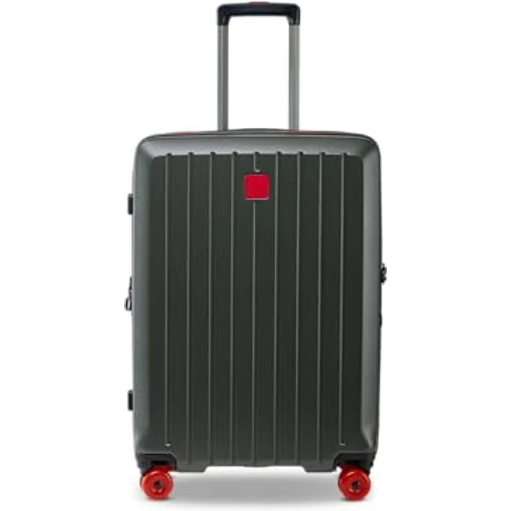 Stratic Buzz 4 Rollen Trolley M 65 cm, oliv, 100% Polycarbonat mit Dehnfalte – Bild 1