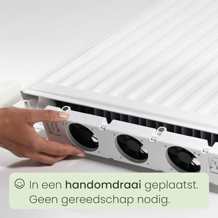 SpeedComfort Heizkörperventilator Trio-Set, 3 Stück | Heizungsventilator mit Control Sensor für Heizkörper 120-180 cm, bis zu 22% Energieeinsparung, mehrere Geschwindigkeiten, wärmepumpen-geeignet – Bild 3