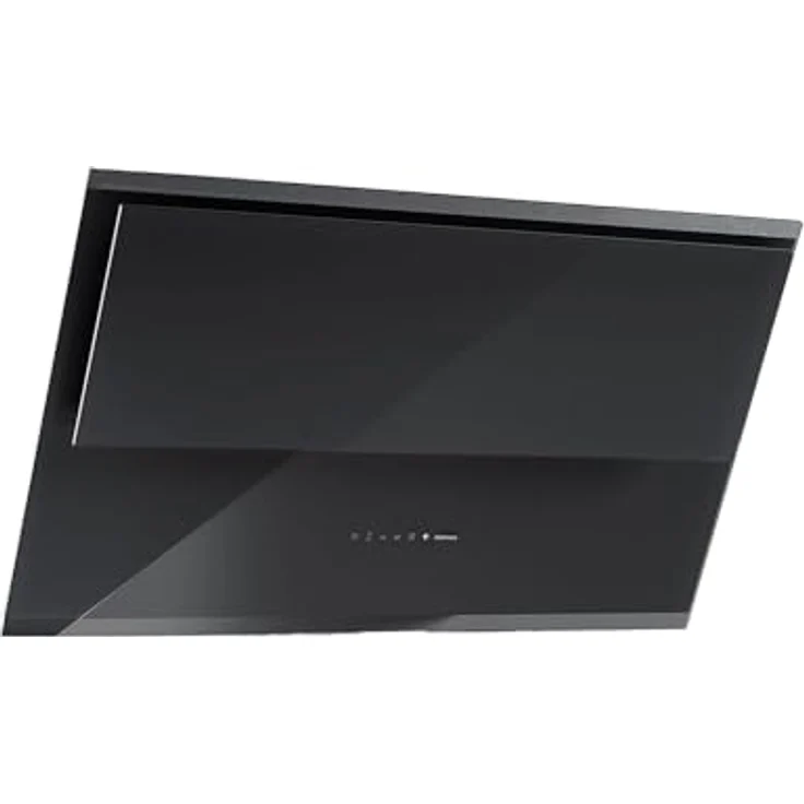 Falmec Verso Kopffreihaube 85 cm, Dunstabzugshaube aus gehärtetem schwarzem Glas, 800 m³/h, Touchcontrol, dimmbare LED-Beleuchtung – Bild 1