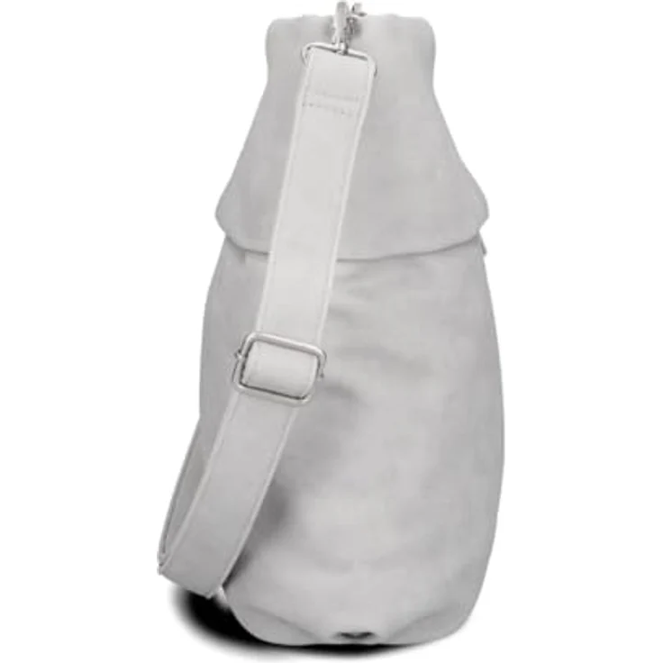 Zwei Mademoiselle.M Schultertasche, 31 cm, elegante Umhängetasche aus widerstandsfähigem Polyurethan mit Reißverschlussfach und abnehmbaren Trageriemen – Bild 7