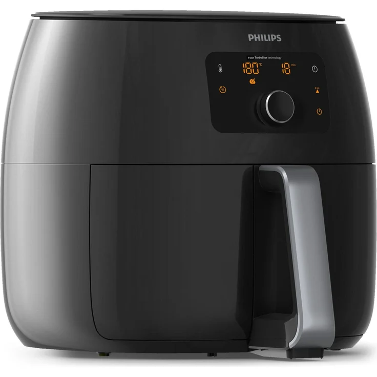 Philips HD9650-90 XXL Advance Premium Airfryer Heißluftfritteuse für 6 Personen, 7,3 Liter, schwarz – Bild 3