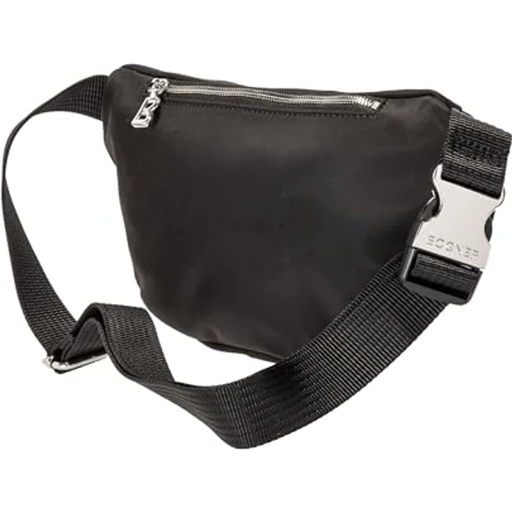 BOGNER Janica Hipbag, Gürteltasche in Schwarz mit verstellbarem Hüftgurt und zwei Zipperfächern – Bild 3