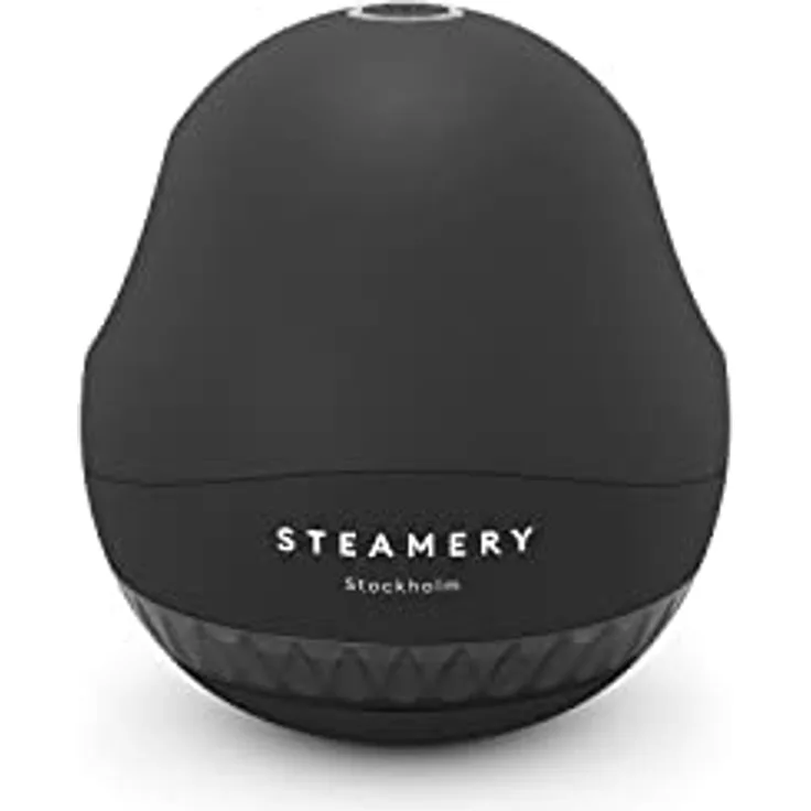 Steamery Fusselrasierer Pilo 1 elektrisch Fusselentferner, entfernt Flusen und Fusseln aus Kleidung und Textilien, wiederaufladbar via USB, Schwarz