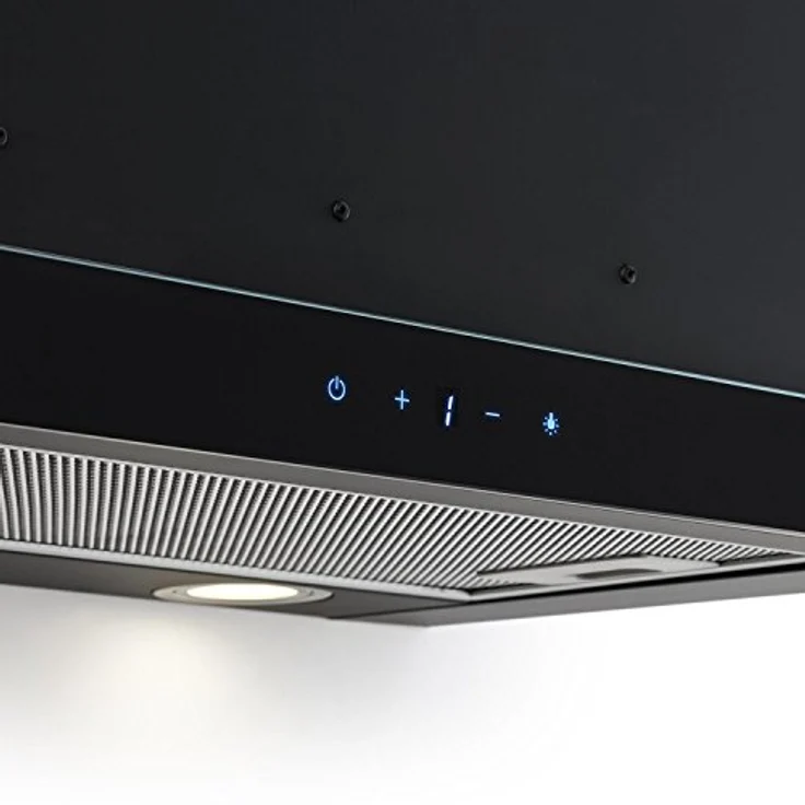 Klarstein Vinea Dunstabzugshaube Unterbau 60cm, Umluftset mit Aktivkohlefilter, 610m³/h, schwarz – Bild 6