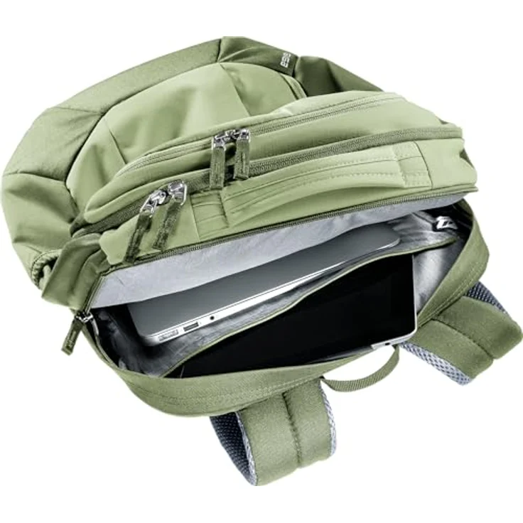 Deuter Giga Freizeit-/Laptoprucksack, gepolstertes Laptop- und Tabletfach, mineral-grove – Bild 8