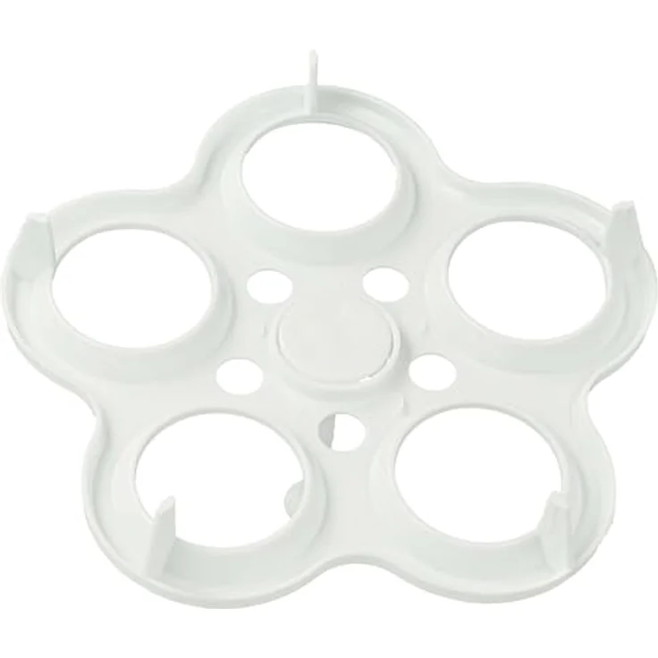 vhbw Küchenmaschinen Zubehör-Set für Vorwerk Thermomix TM31, TM5, TM6 - 5-fach Eiereinsatz, weiß – Bild 3