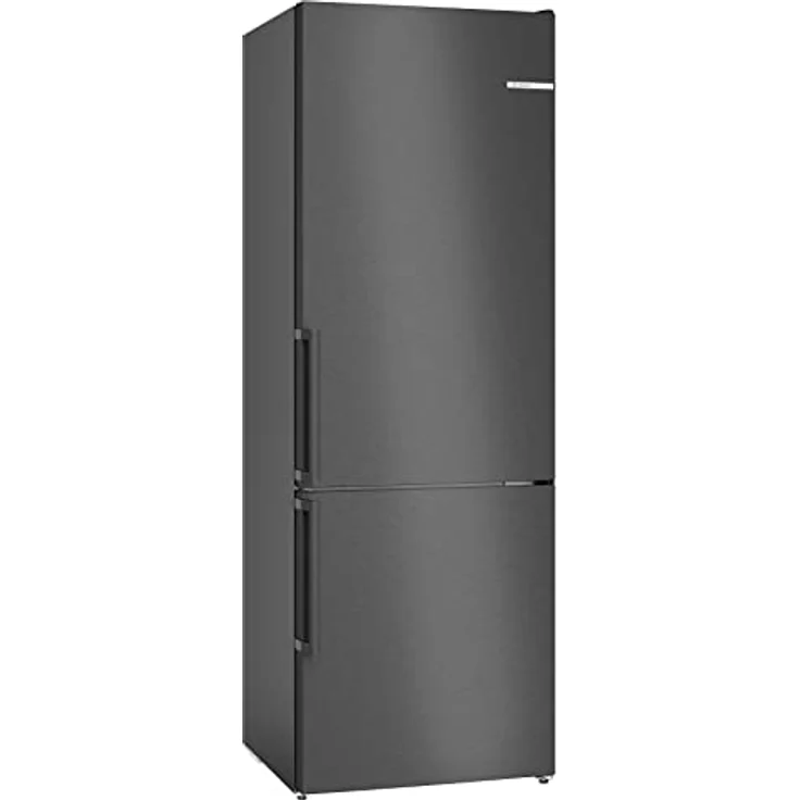 Bosch KGN49VXCT Kühl-Gefrierkombination, freistehend, Edelstahl schwarz, NoFrost, VitaFresh, Breite 70 cm, Energieklasse C – Bild 2