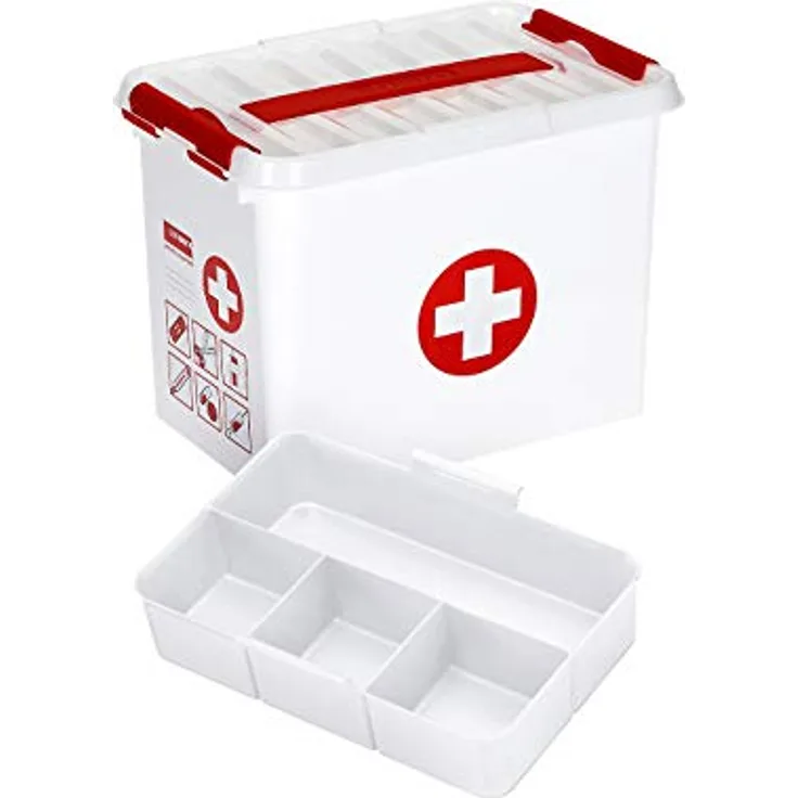 Sunware Aufbewahrungsbox für Erste Pflege, 9 l - Preisvergleich