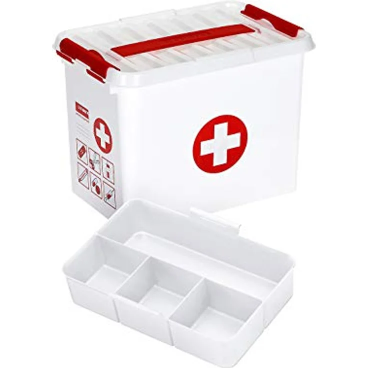 Sunware Aufbewahrungsbox für Erste Pflege, 9 l – Bild 1
