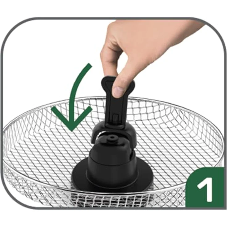 Tefal XA701270 ActiFry Snack-Einsatz Garkorb Edelstahl – Bild 6