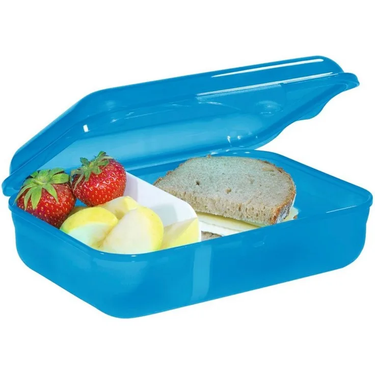 Step by Step Lunchbox mit Klickverschluss, spülmaschinengeeignet, Kunststoff, BPA-frei