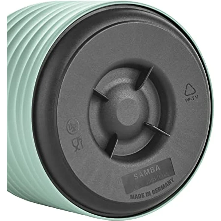 Emsa N4010800 Samba Wave Isolierkanne 1,0 Liter minze Quick-Press Kunststoff, Glas-Isolierkolben, Kaffeekanne: 12h heiß-24h kalt, made in Germany, 100 % dicht, minze – Bild 6