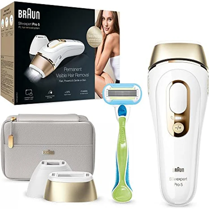 Braun Silk-expert Pro 5 PL5154 IPL-Haarentfernungsgerät + Aufbewahrungstasche - rosegold & weiß – Bild 6