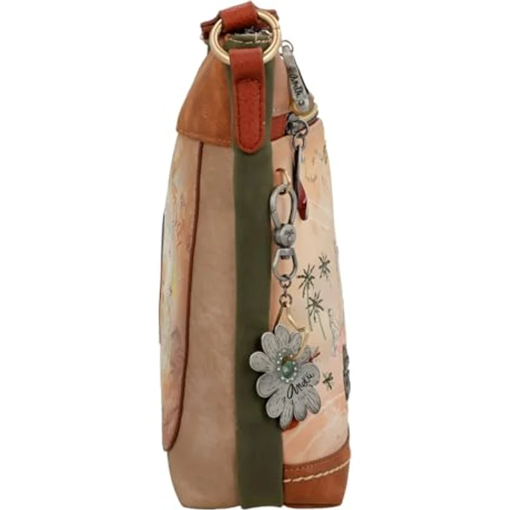 Anekke Peace & Love Umhängetasche, mehrfarbig, 100% Polyurethan, 26 cm x 6.5 cm x 25 cm – Bild 4