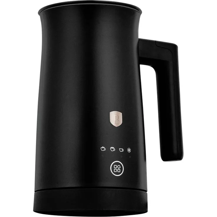 BerlingerHaus BH/9927 Milchaufschäumer 400W, Schwarz und Rosa