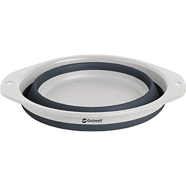 Outwell Collaps Faltbare Schüssel M, bruchsicher und BPA-frei, Schwarz/Grau, 1,5 L – Bild 2