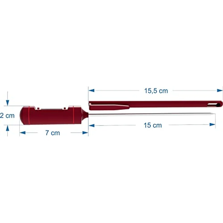 Browin 185110 Elektronisches Lebensmittelthermometer, von -20 °C bis +250 °C, für Fleisch, Gerichten, Kuchen sowie Flüssigkeiten, sowohl beim Kochen und Backen als auch beim Grillen prüfen können – Bild 3