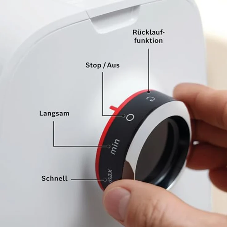 BOSCH Küchenmaschine MFWS420W, Metall-Kupplung, Kammer und Messer, weiß - Preisvergleich – Bild 6
