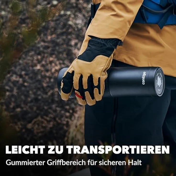 Contigo Thermoflasche Thermalock, Edelstahl Isolierbecher, Kaffebecher to go, auslaufsicher, spülmaschinenfester Deckel BPA-frei, 740 ml – Bild 9