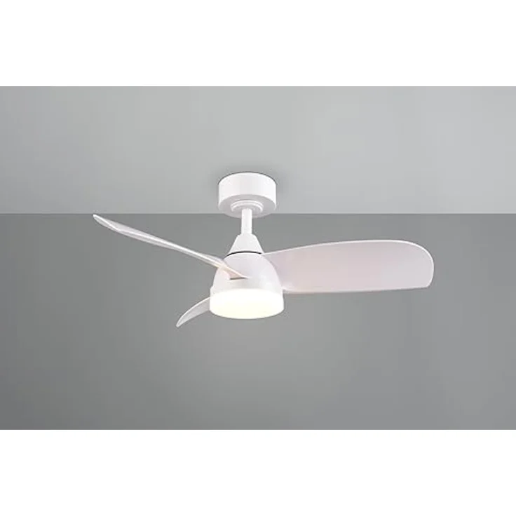RL LIVE YOUR LIGHT LED Deckenventilator mit Beleuchtung Helsinki R62732131, Kunststoff Weiß matt, 6 Geschwindigkeiten, Sommer- und Winterbetrieb, Fernbedienung, Dimmer, Timer, Nachtlicht – Bild 2