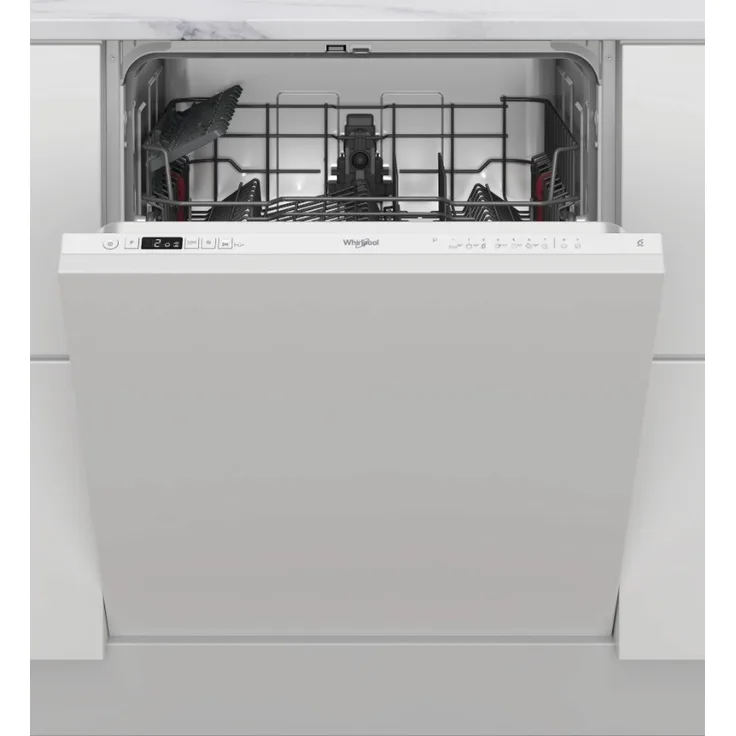 Whirlpool W2IHKD526A, Geschirrspüler 60 cm, voll integriert, 14 Maßgedecke, 46 dB, Energieeffizienzklasse E, A Wasch- und Trocknungseffizienz