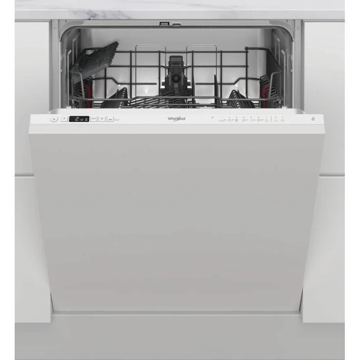 Whirlpool W2IHKD526A, Geschirrspüler 60 cm, voll integriert, 14 Maßgedecke, 46 dB, Energieeffizienzklasse E, A Wasch- und Trocknungseffizienz
