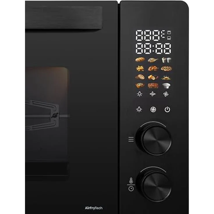 Hisense Minibackofen HOM30AF, 30 Liter, 1.800 Watt, 12 Programme, Heißluftfunktion, elegantes Design, integrierte Rotisserie – Bild 16