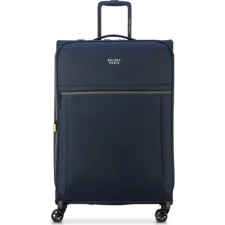 Delsey Paris Brochant 3, 78 cm Trolley mit Dehnfalte, 4 Rollen, blau