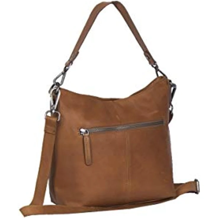 The Chesterfield Brand Wax Pull Up Jen Schultertasche, gewachstes Rindleder, 25 cm, hellbraun, Damen – Bild 3