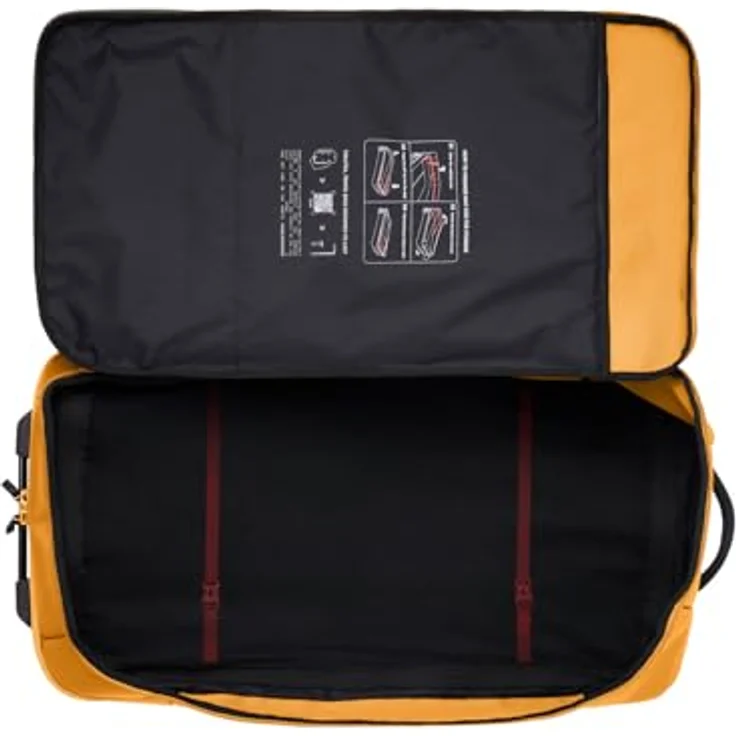 Vaude Takutea 90, Koffer in Braun, 90 l mit arretierbarem Griff und Innenraum-Organisation – Bild 3