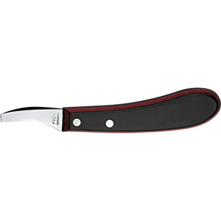 F. DICK Vielzweckmesser Dick CHAMPION Hufmesser Schlaufenhufmesser 62461000, Carbon-Spezialstahl, schwarz-rot – Bild 4