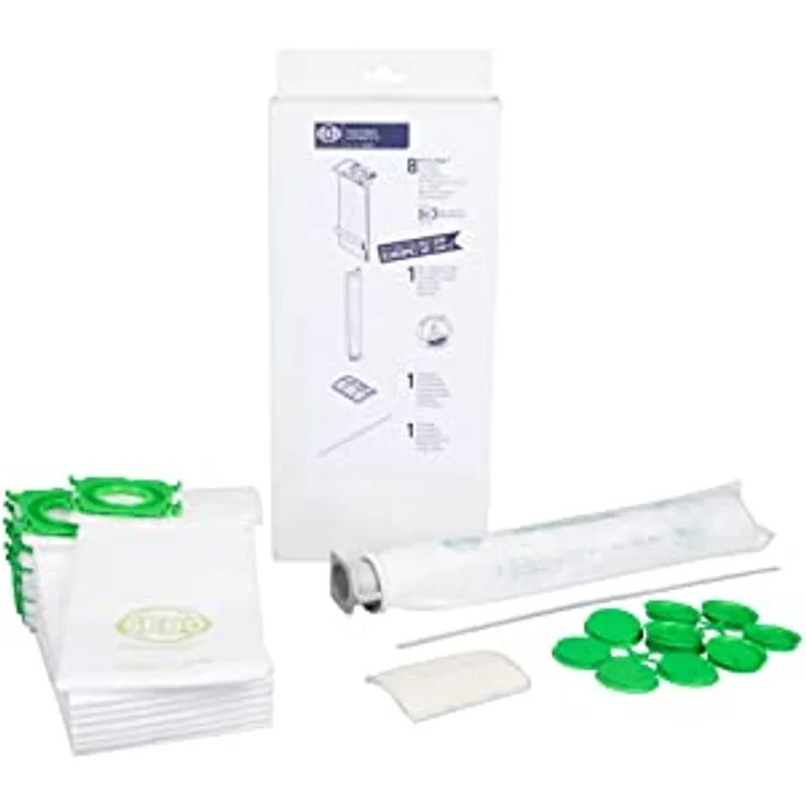 SEBO 5828ER Service-Box für X-Serie (X1, X2, X3, X4, X5) mit 8 Filterbeuteln, 1 Abluftfilter, 1 Elektrostatischem Microfilter mit Dichtlippe