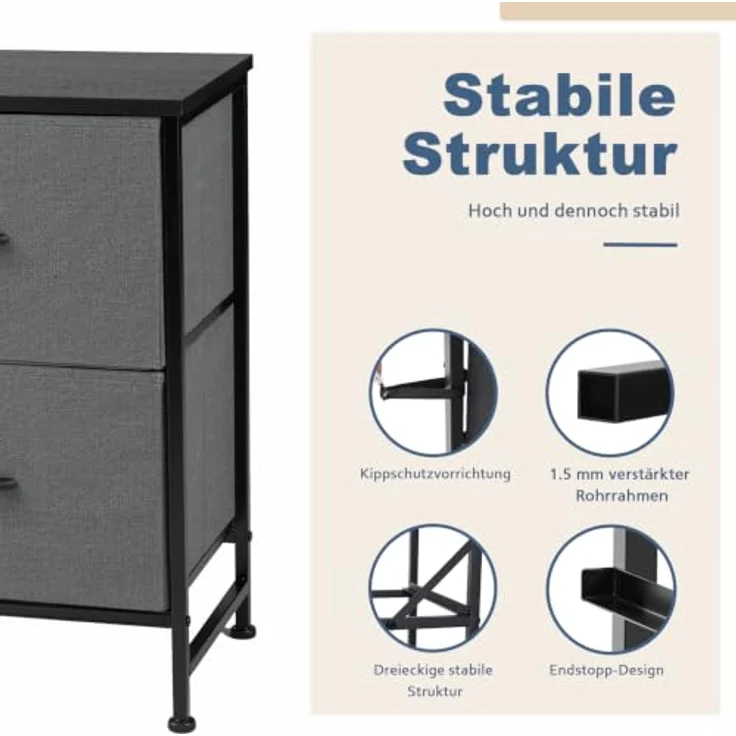 DUMOS Dampfbügeleisen, 1500 W, 45-Sekunden-Schnellaufheizung, kabelgebunden, Weiß-Blau – Bild 6