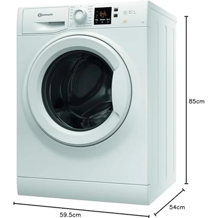 Bauknecht BW 719 B, Frontlader-Waschmaschine, B, Fassungsvermögen 7 kg, Standgerät, Breite 60 cm, weiß – Bild 11