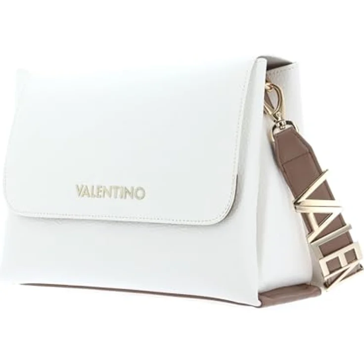 VALENTINO BAGS Umhängetasche Alexia, Bianco / Cuoio (Weiß), Goldfarbene Applikationen, Optimaler Tragekomfort, Geräumiges Hauptfach – Bild 2